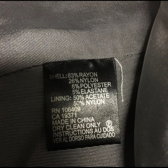 Tahari‎ Womens One-Button Black Blazer Size6 - Picture 6 of 7